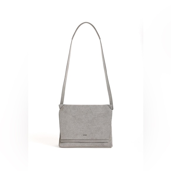 Handbags - KWONN bag. Minimalist Gray Crossbody Shoulder Bag